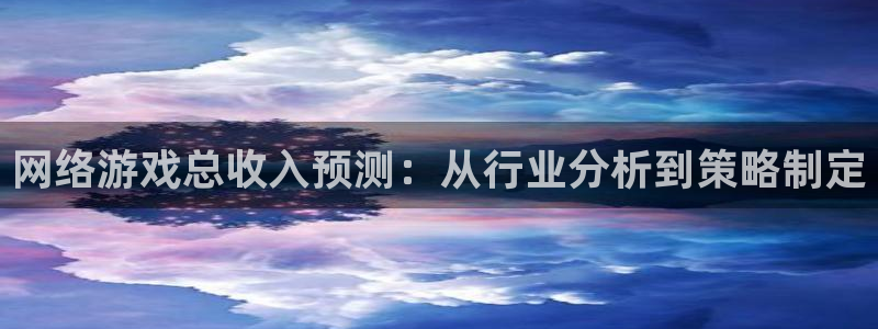 pp电子服装：网络游戏总收入预测：从行业分析到策略制定